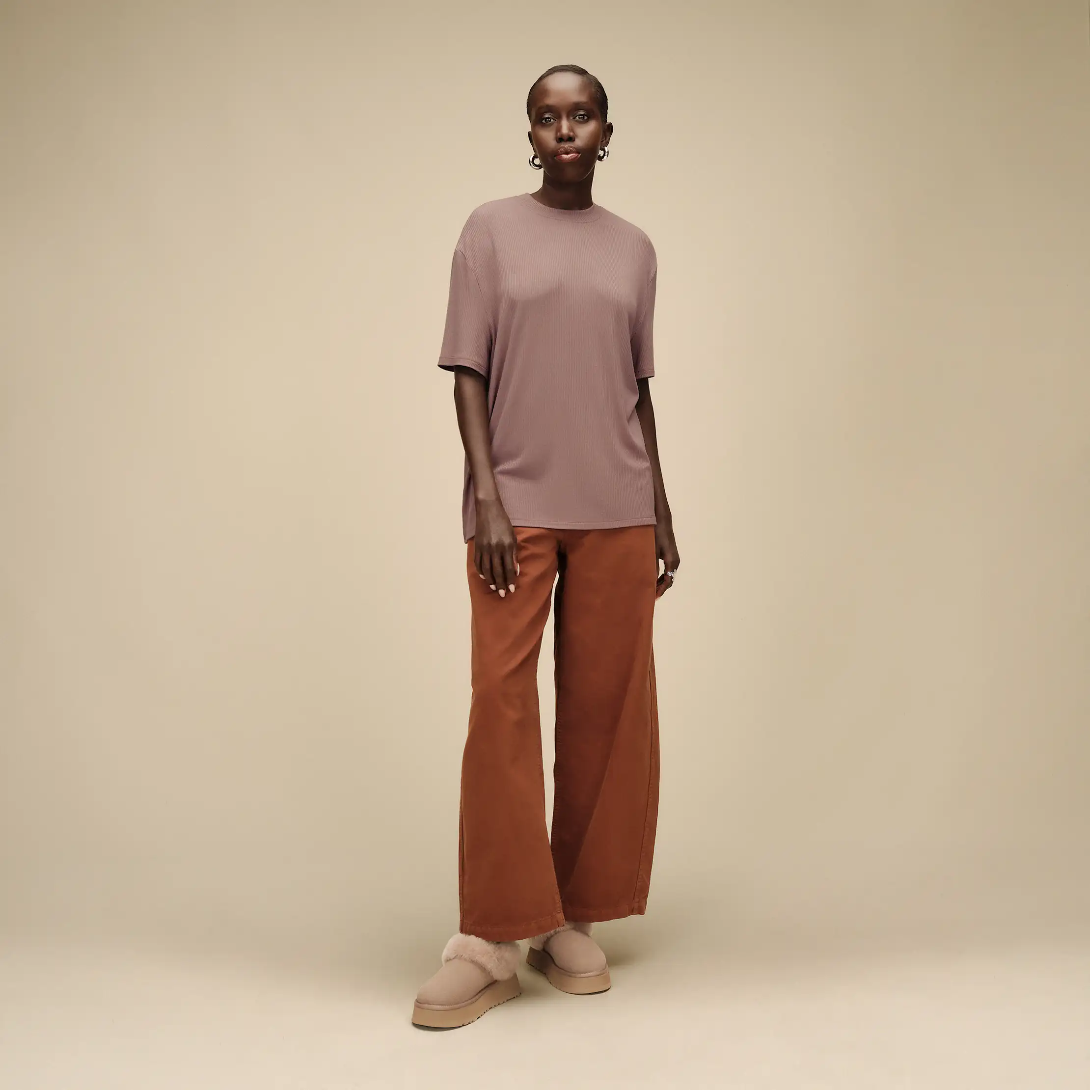 Women's Amarys Relaxed Rib Tee - Image 4